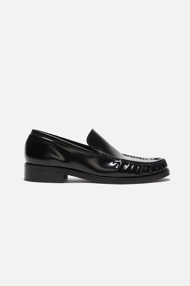 Leather loafers