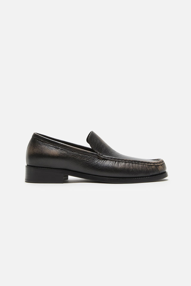 Leather loafers