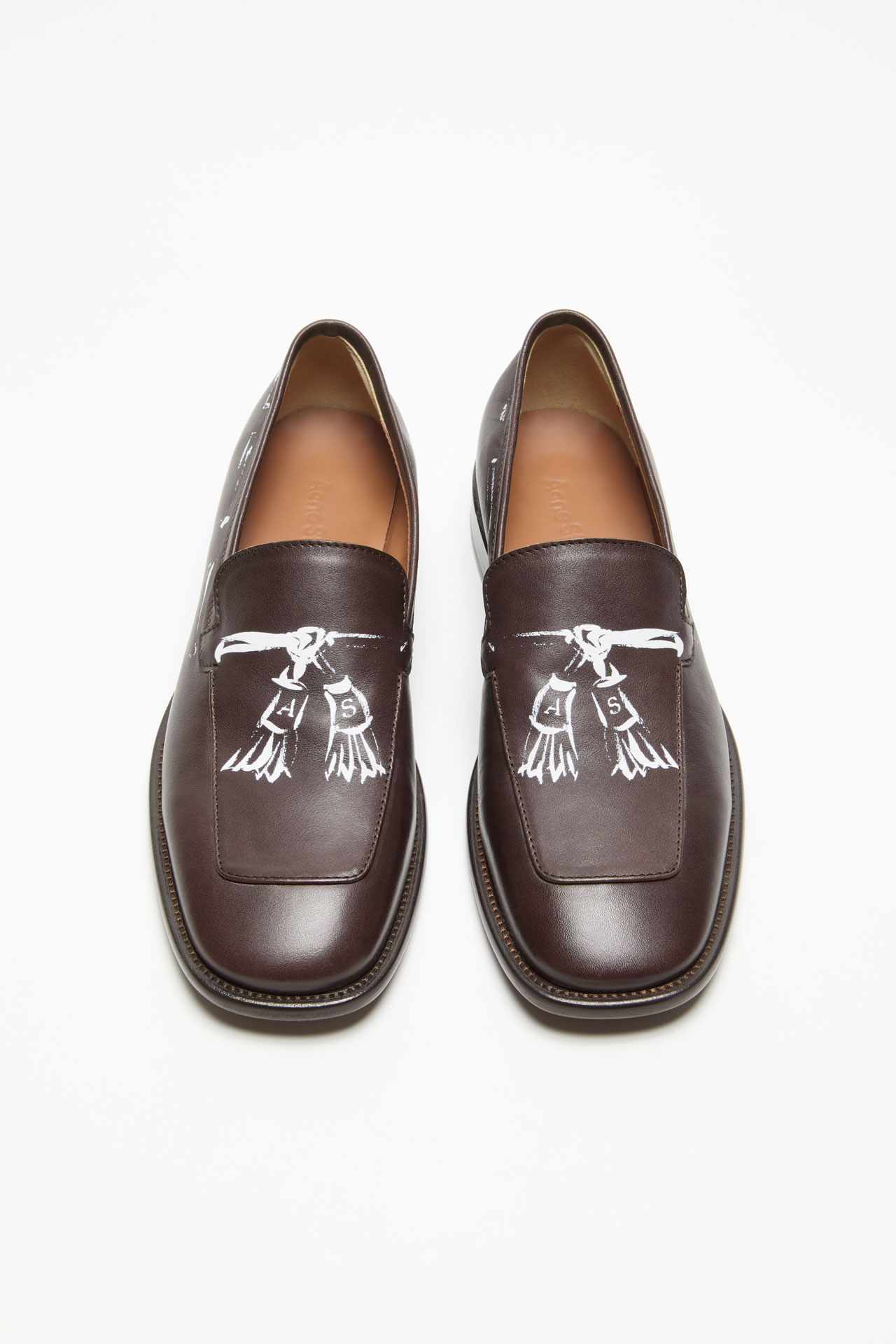 Leather loafers