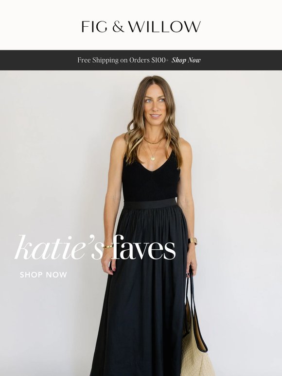 Shop Katie's Weekly Edit 🤍