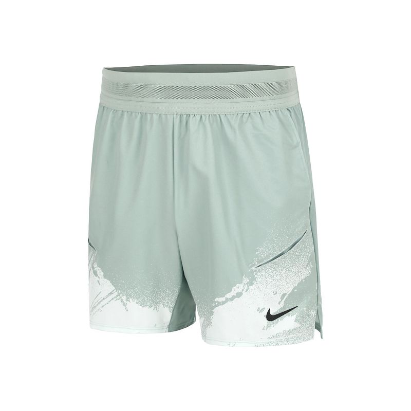 Court Dri-Fit Slam Shorts Herren - graugrün, schwarz