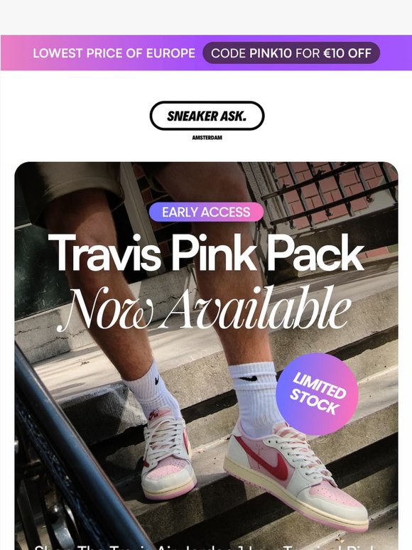 Travis Pink Pack: VIP access starts now. 💞