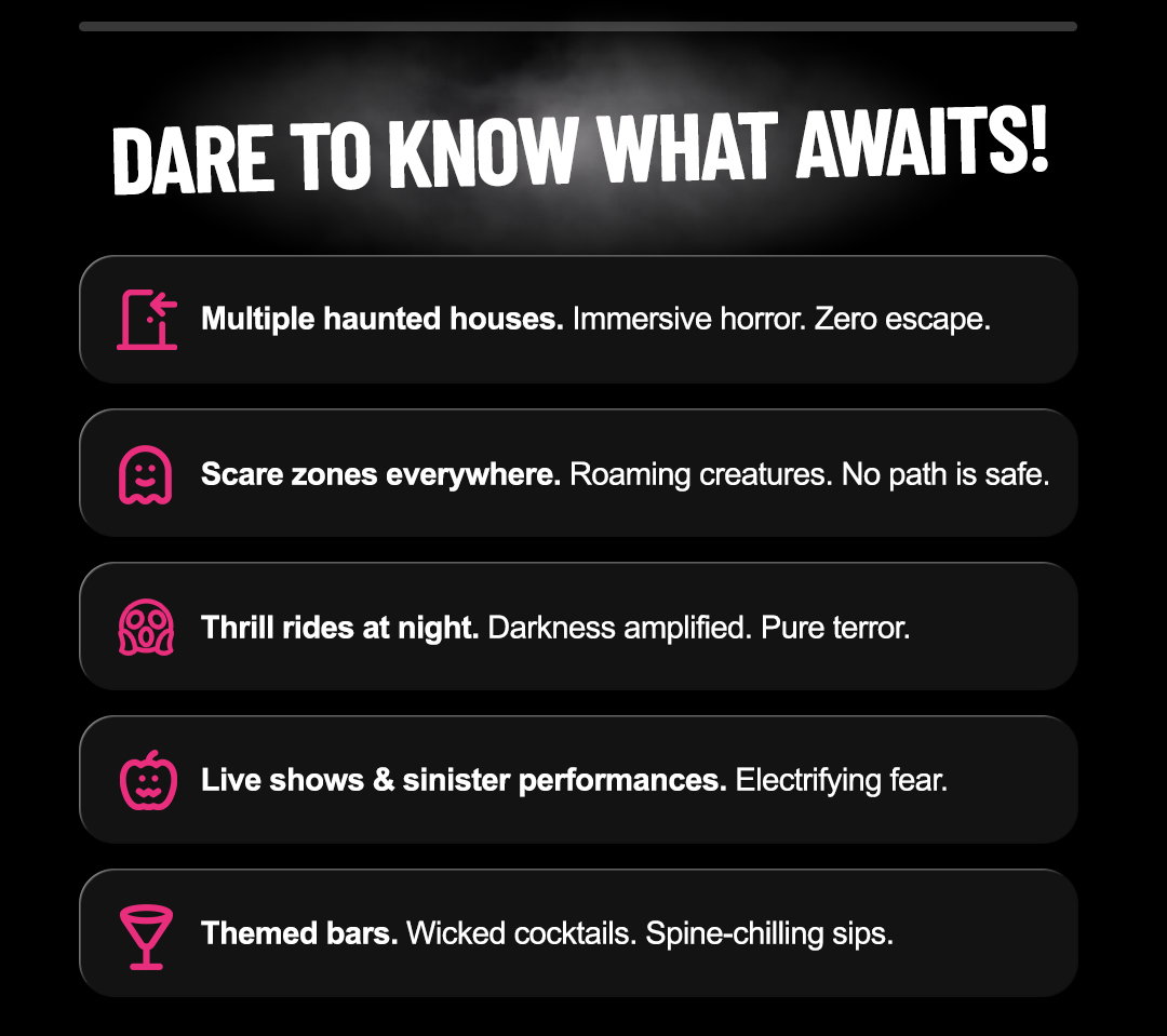 Dare to know what awaits!