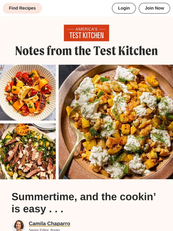 Summertime, and the cookin’ is easy