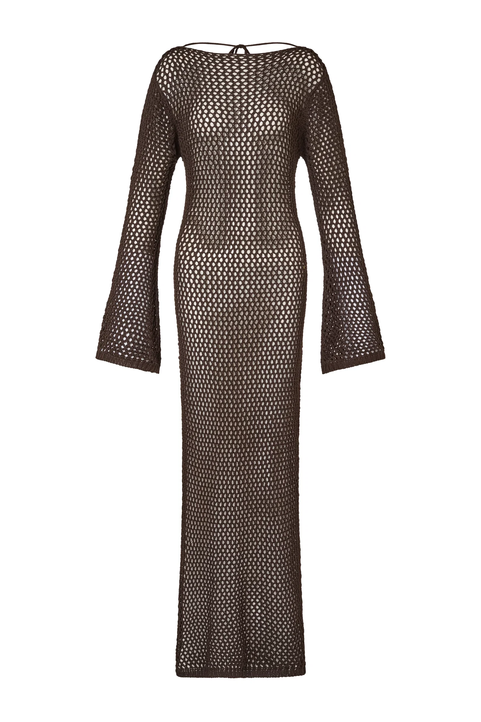 Image of Borneo Long Dress - Cacao