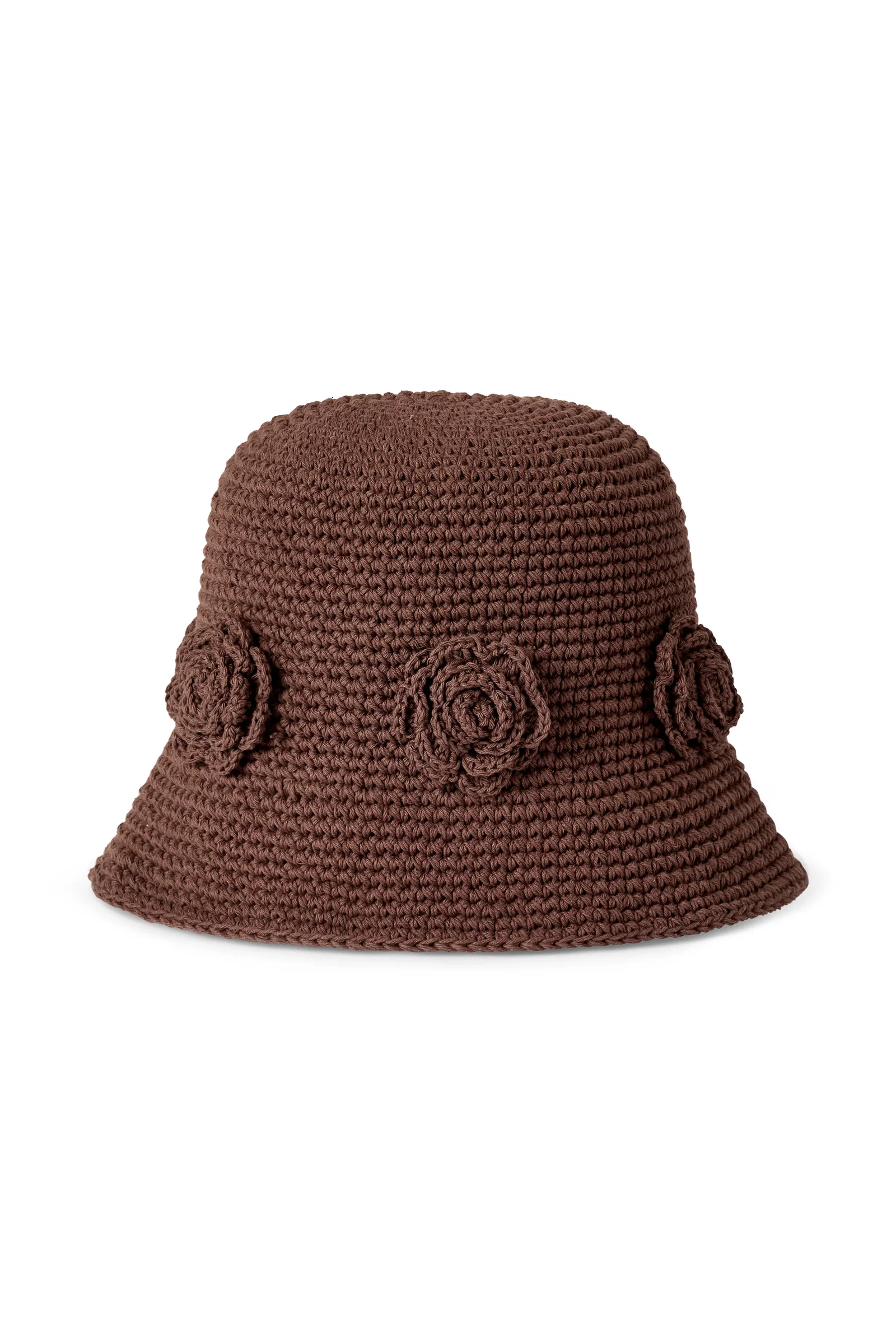 Image of Crochet Hat - Dewy Rose