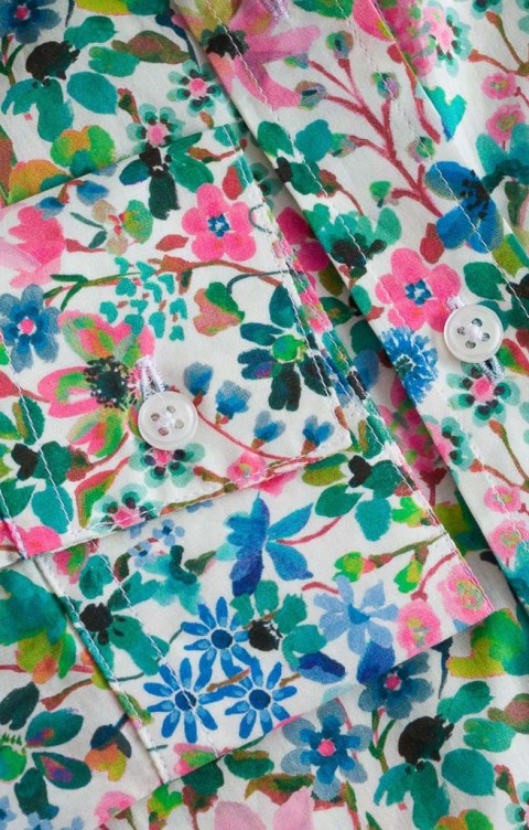 Ladies Classic Cotton Blouse Made with Liberty Fabric