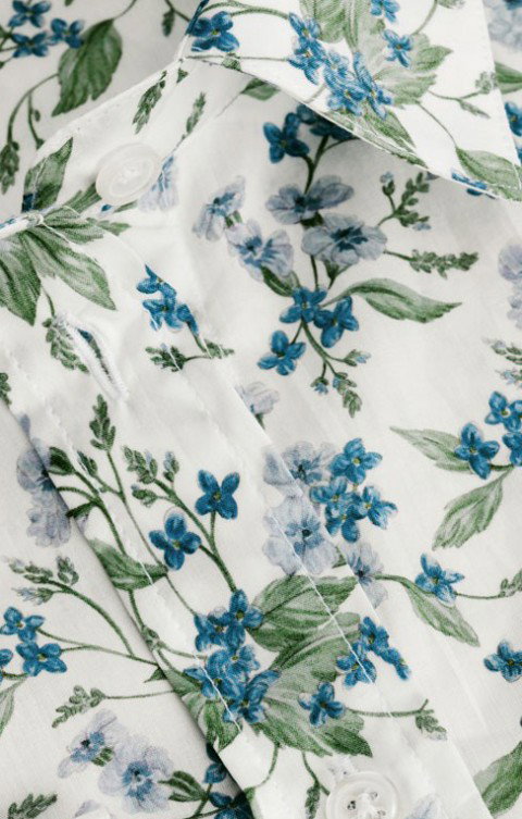 Ladies Classic Cotton Blouse Made with Liberty Fabric