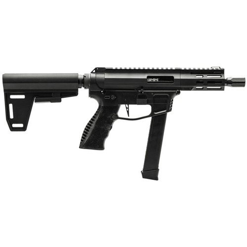 GFORCE ARMS Jawbone 9mm 5" 33rd - Black w/ Aluminum Picatinny Rail