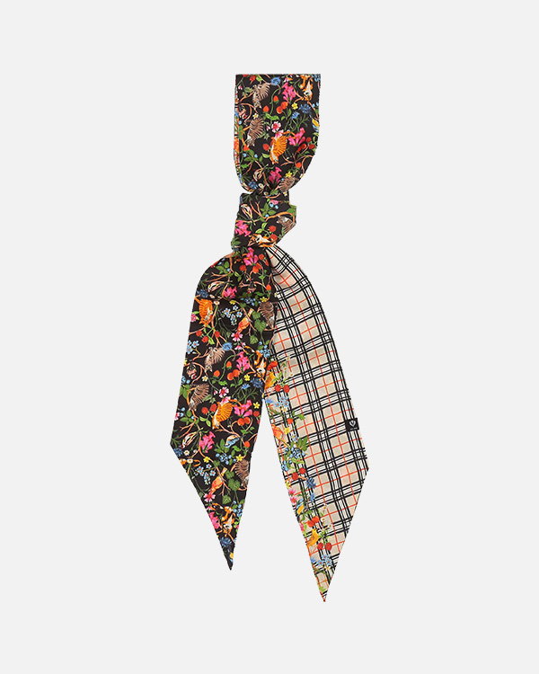 Twilly aus Seide mit FRAAS Plaid Karo und Tier-Print