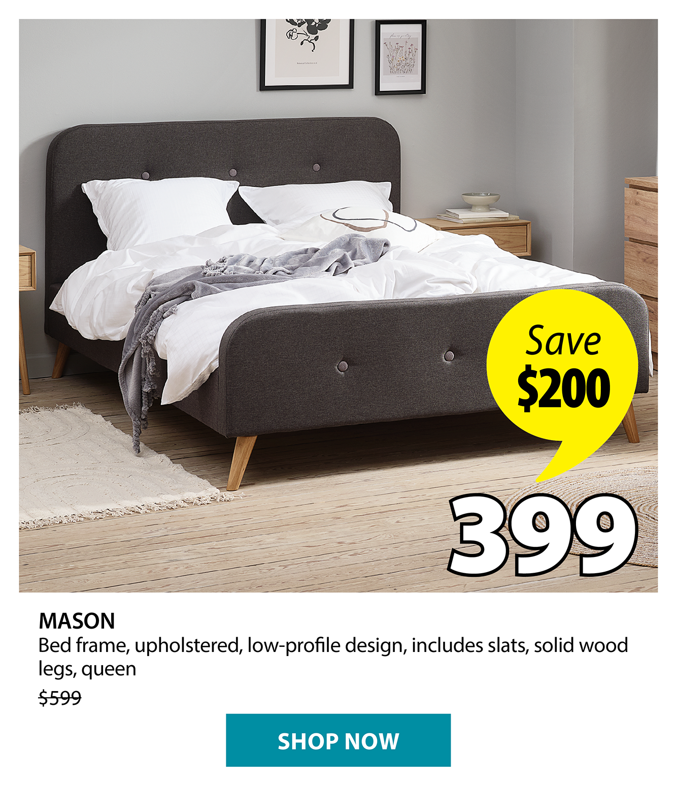MASON Bed frame | Save $200