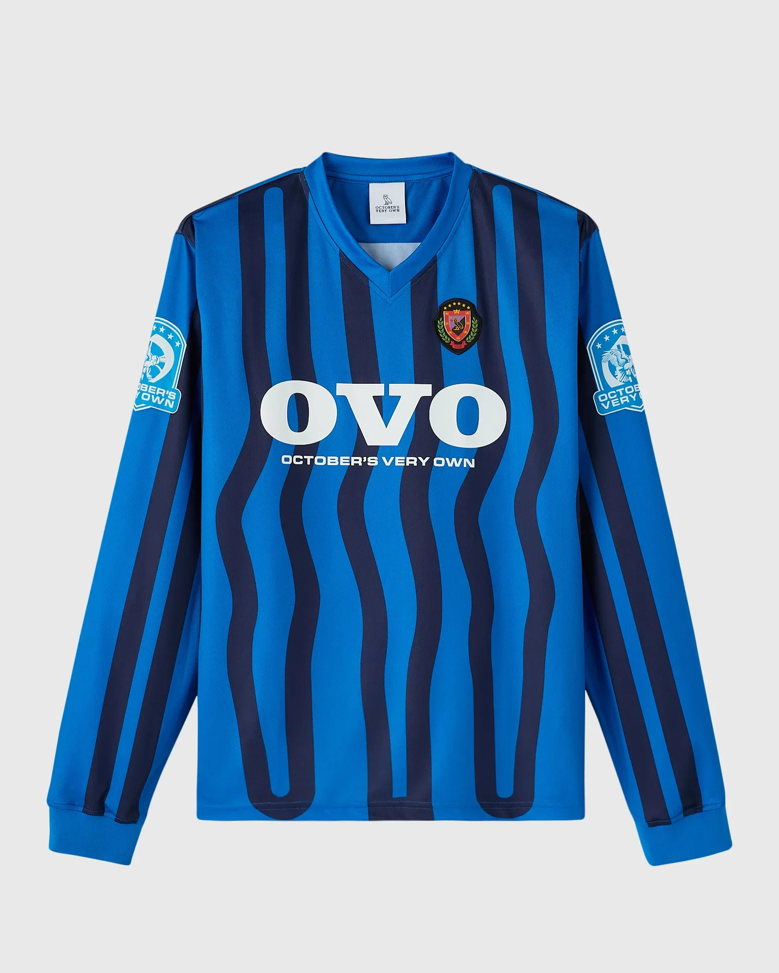 Image of Stripe Soccer Jersey - Vibrant Blue