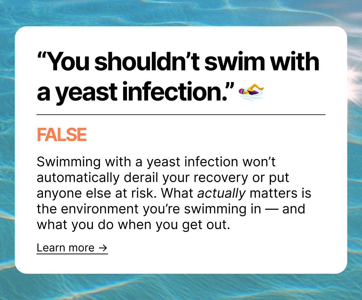  Fact Check: Can You Swim With a Yeast Infection?