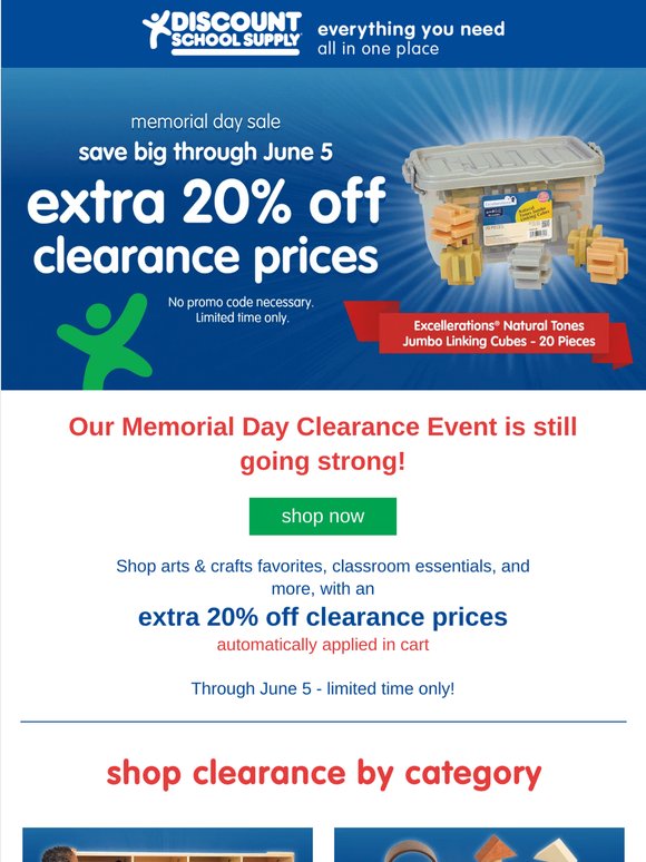 There's still time! Shop Memorial Day savings