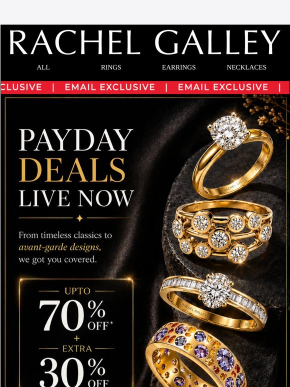 Payday Deals Live Now: 70% Off on Everything