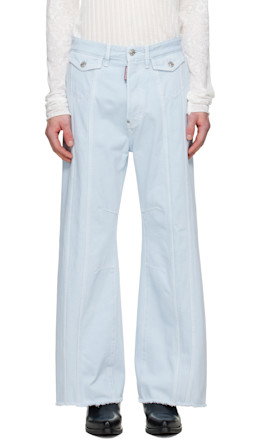 Blue Powder Wash Eros Jeans - Dsquared2