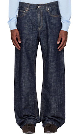 Navy 'The straight de-Nîmes denim' Jeans - JACQUEMUS