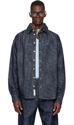 Navy 'The Simon de-Nîmes denim' Shirt - JACQUEMUS