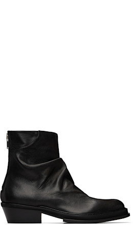 Black Marathon Cowboy Boots - 424