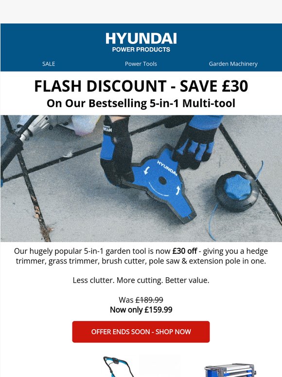 ⚠️ Flash Discount - Save £30 on Our Multi-Tool ⚠️