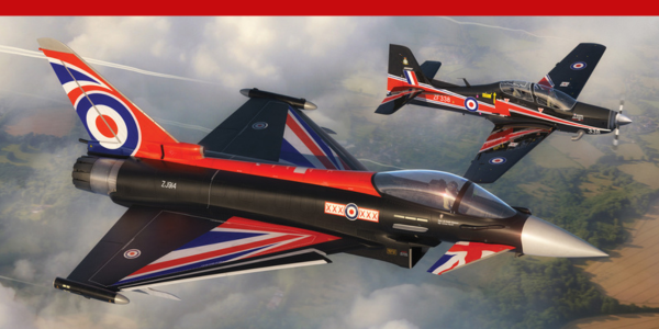 Blackjack joins Moggy for an RAF Typhoon Display Team kit tribute