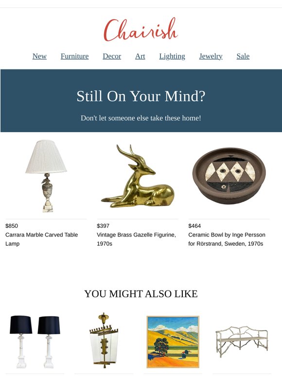 Still interested in the Carrara Marble Carved Table Lamp?