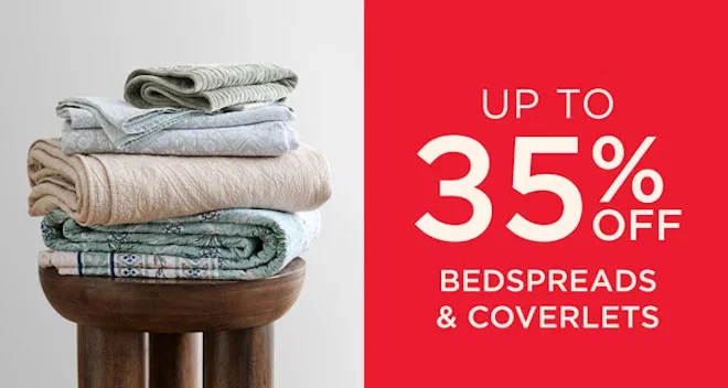 Up To 35% Off Bedspreads