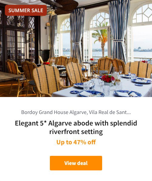 Elegant 5* Algarve abode with splendid riverfront setting