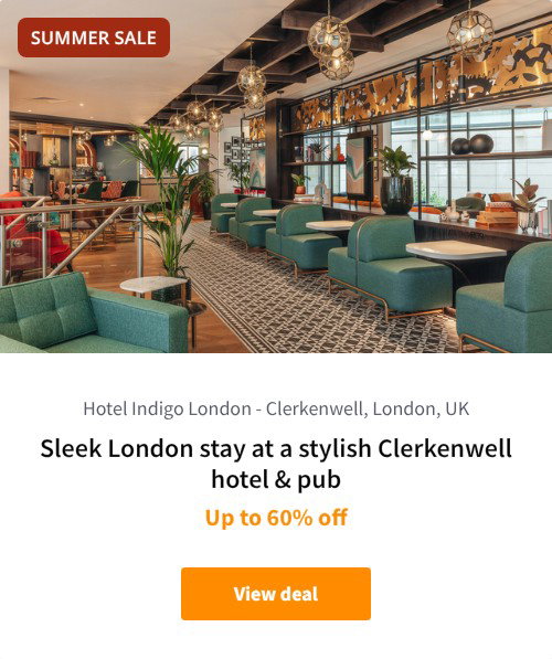Sleek London stay at a stylish Clerkenwell hotel &amp; pub