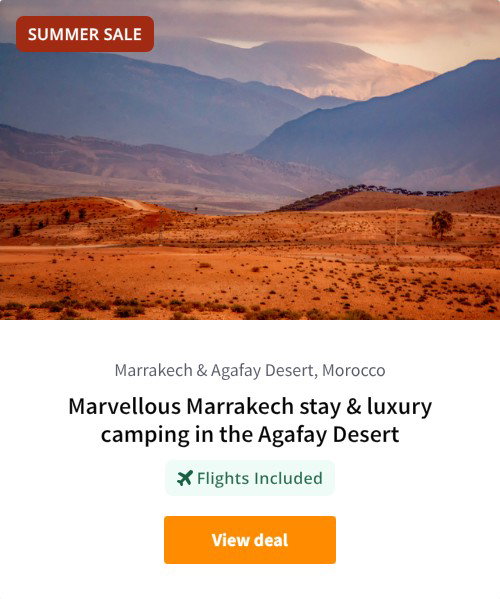 Marvellous Marrakech stay &amp; luxury camping in the Agafay Desert