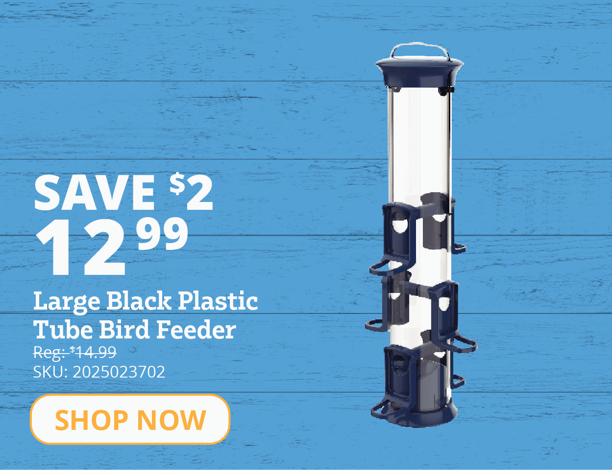 Large Plastic Bird Feeder