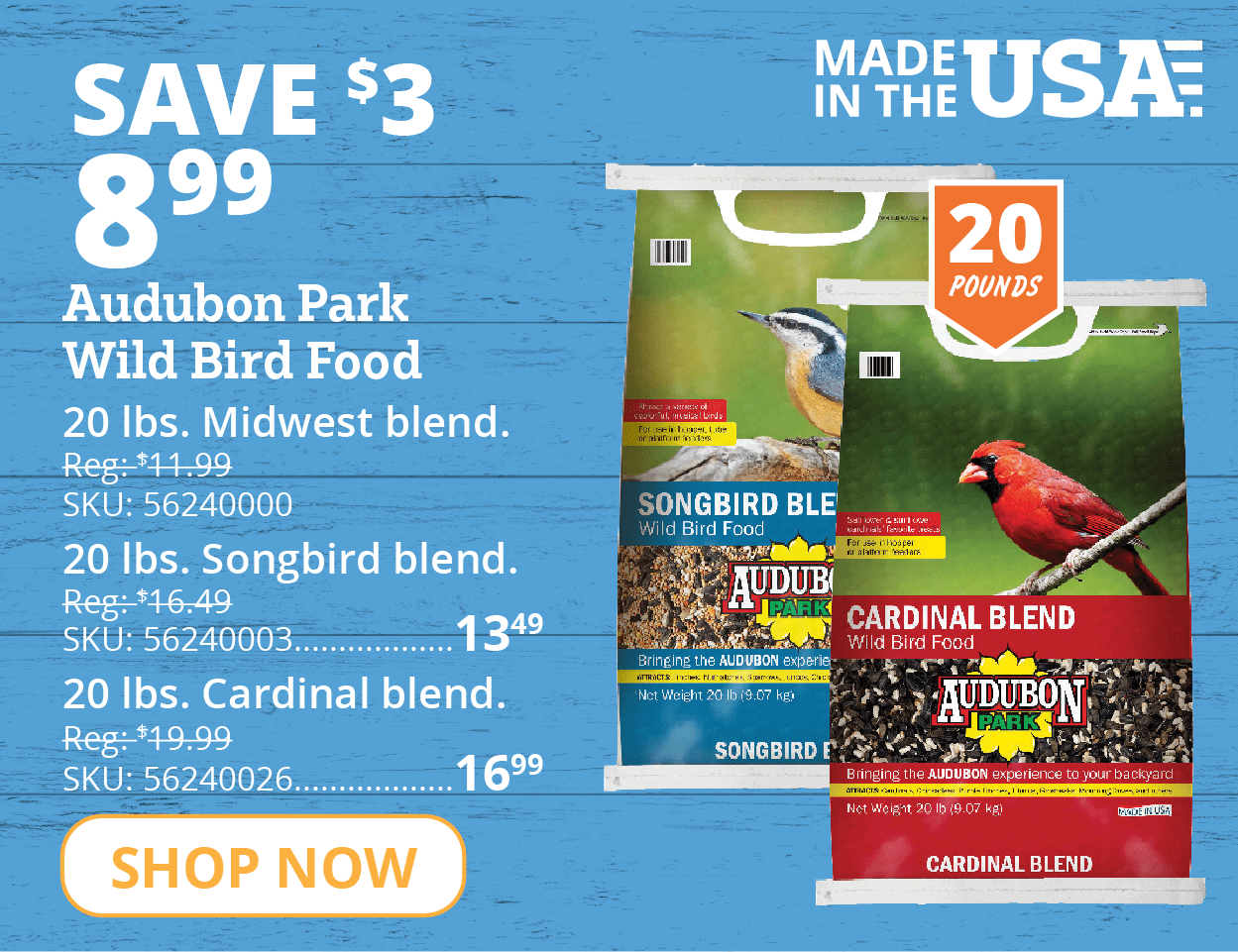 Audubon Park Wild Bird Seed