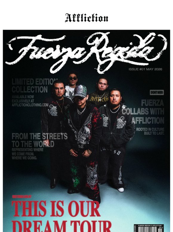 Fuerza Regida x Affliction Collection Just Dropped!