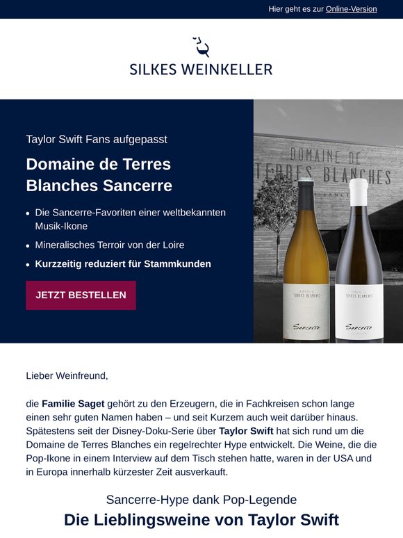 Sancerre-Favoriten einer weltbekannten Musiklegende!