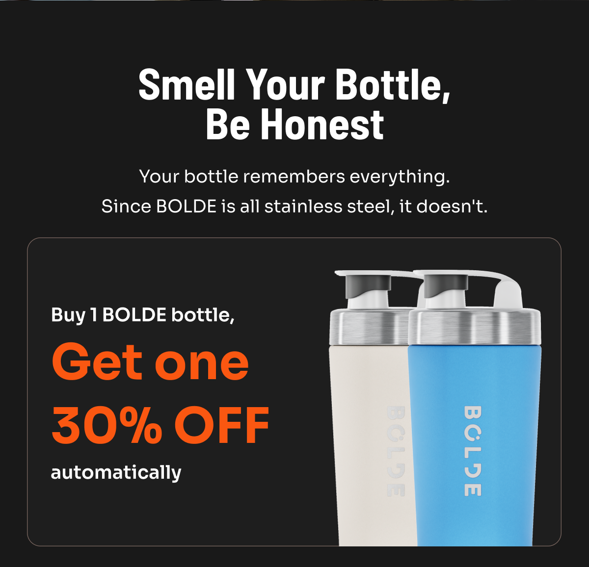Smell Your Bottle, Be Honest