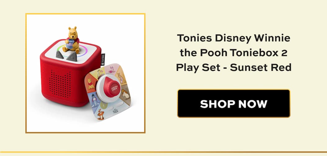 Tonies Disney Winnie the Pooh Toniebox 2 Play Set - Sunset Red | Shop Now