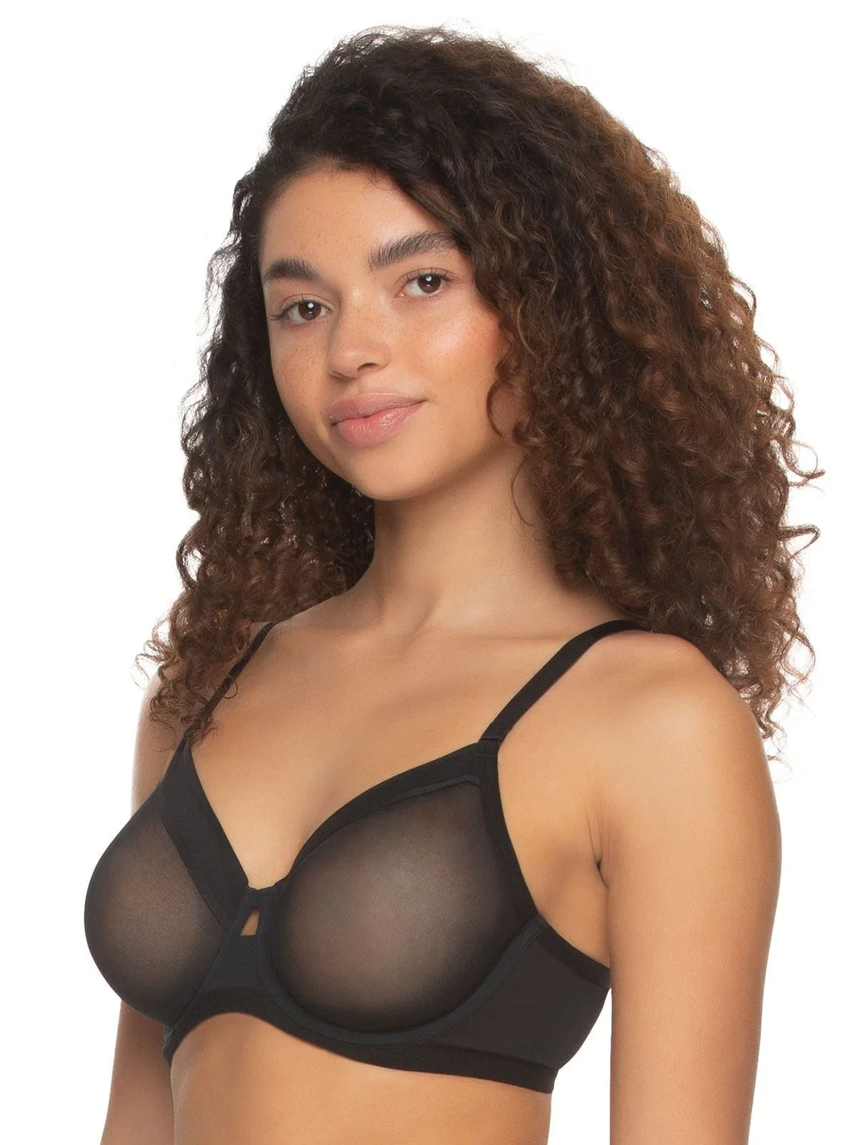 Image of Ethereal Sheer Mesh Unlined Underwire Bra