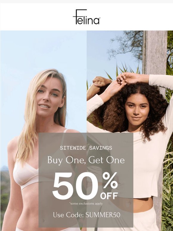 BOGO 50% OFF SITEWIDE 💕