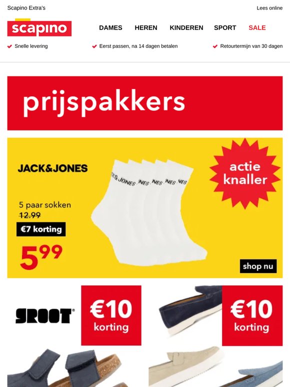 🎉PRIJSPAKKERS: A-merken -50%