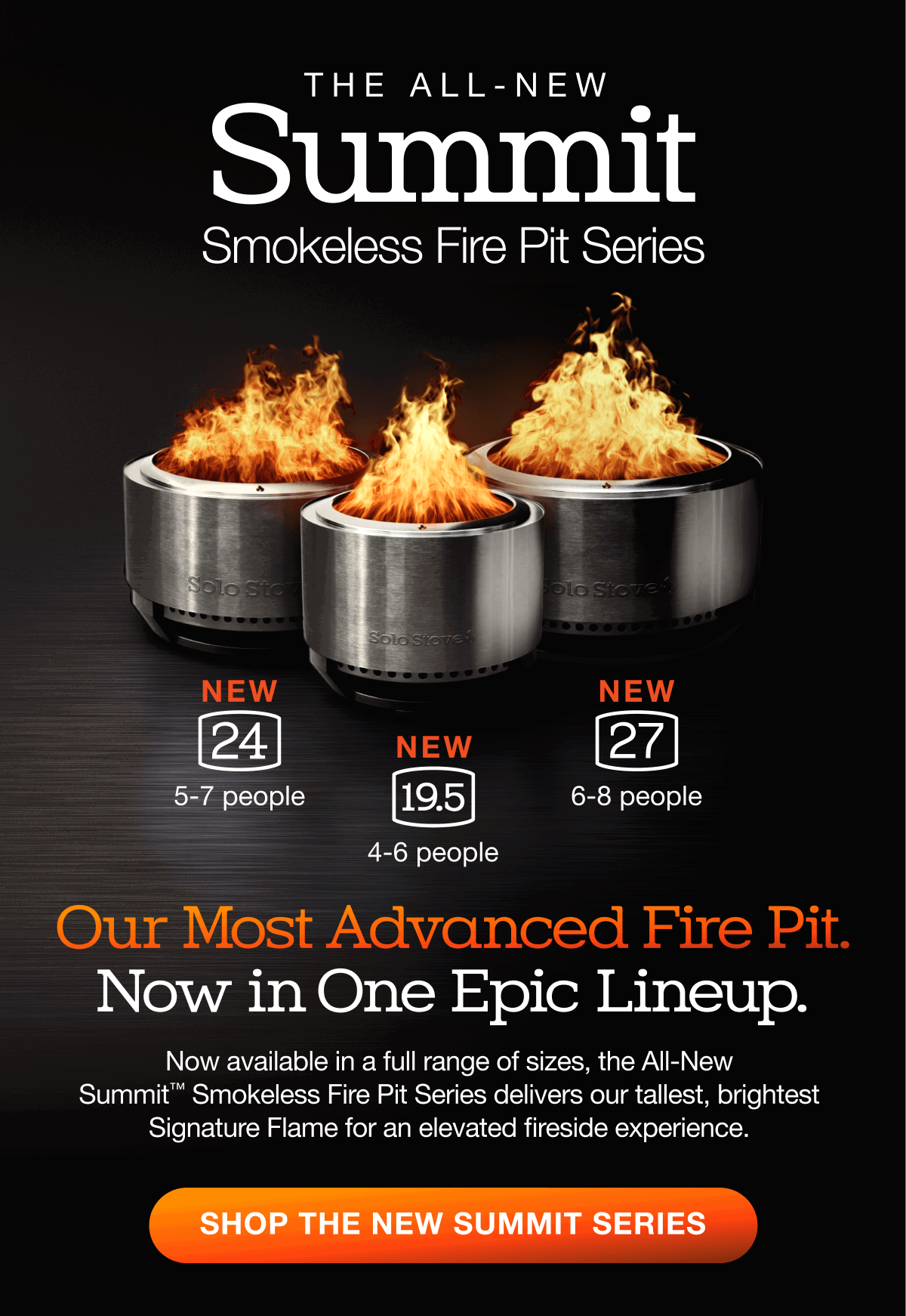 Summit Smokeless Backyard Fire Pits