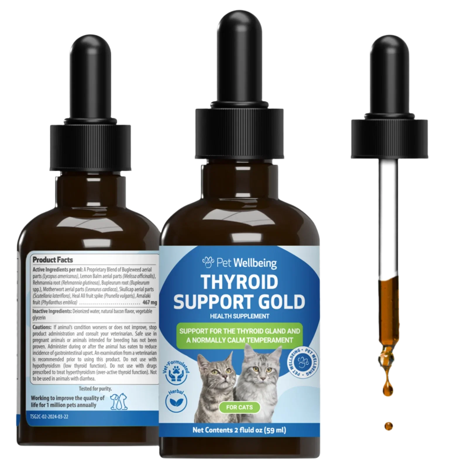 Image of Thyroid Support Gold - Supports Healthy Thyroid Gland Function in Cats