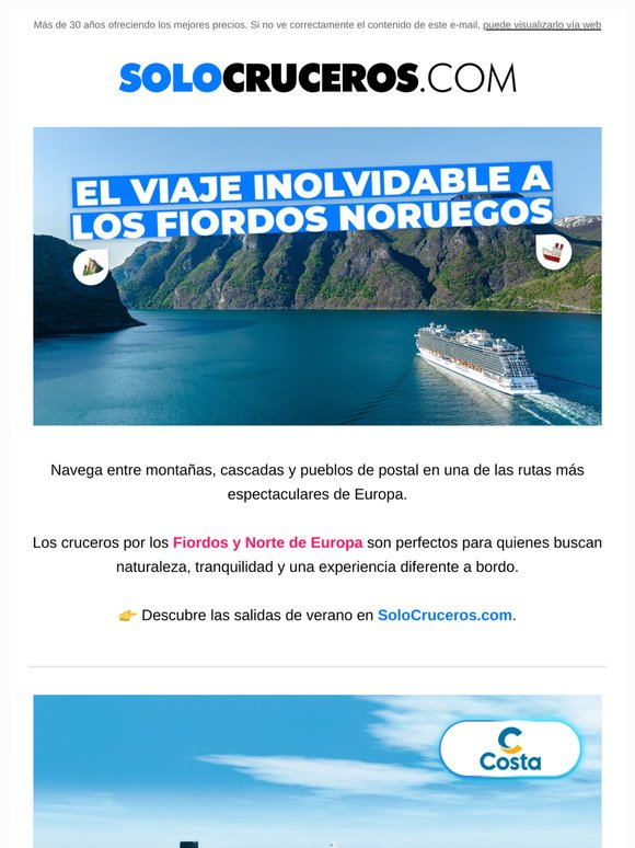 El viaje inolvidable a los Fiordos Noruegos 🌊🚢