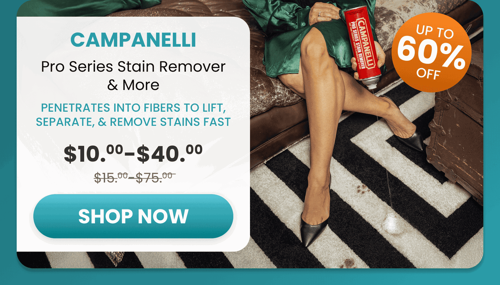 CAMPANELLI	CAMPANELLI Pro Series Stain Remover & More/Penetrates into fibers to lift, separate, & remove stains fast