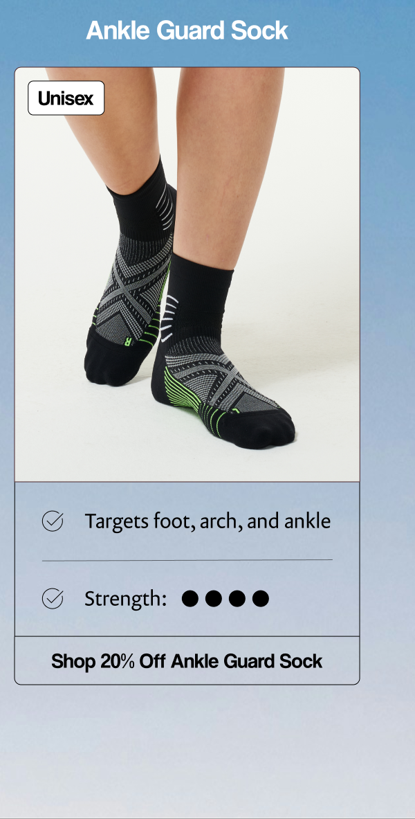 Shop 20% Off Ankle Guard Sock