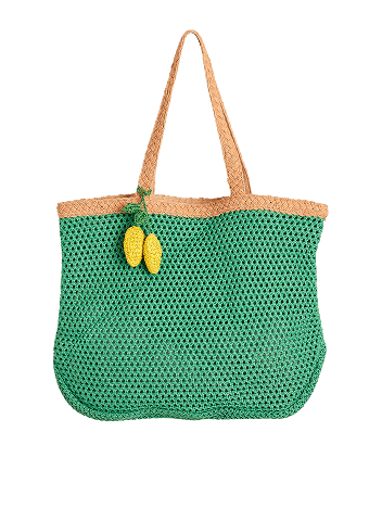 Shop Lyla Woven Tote Bag