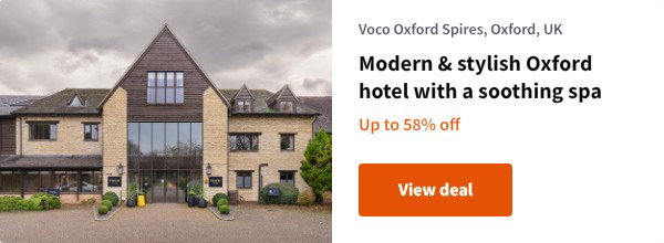 Modern & stylish Oxford hotel with a soothing spa