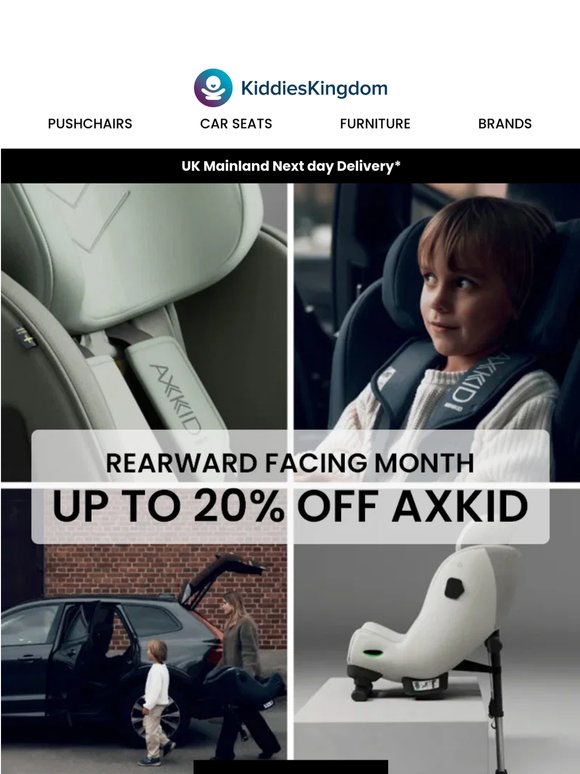 It's Rearward Facing Month 🚗 Up to 20% OFF Axkid!