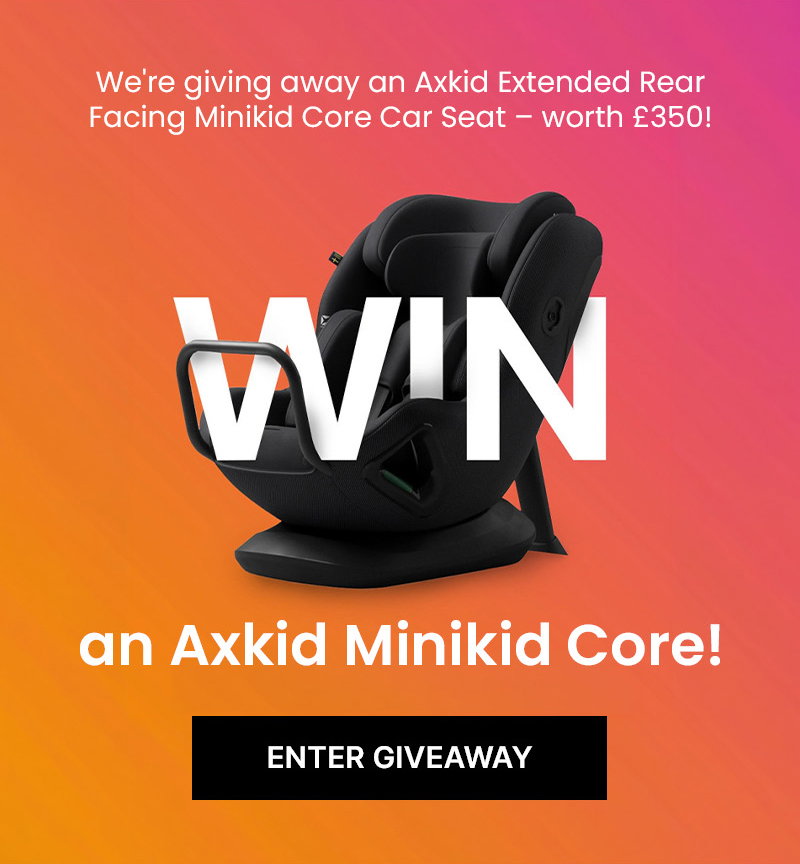 🎁 WIN an Axkid Minikid Core!   We're giving away an Axkid Extended Rear Facing Minikid Core Car Seat – worth £350!   Head to our Instagram to enter now 👇  