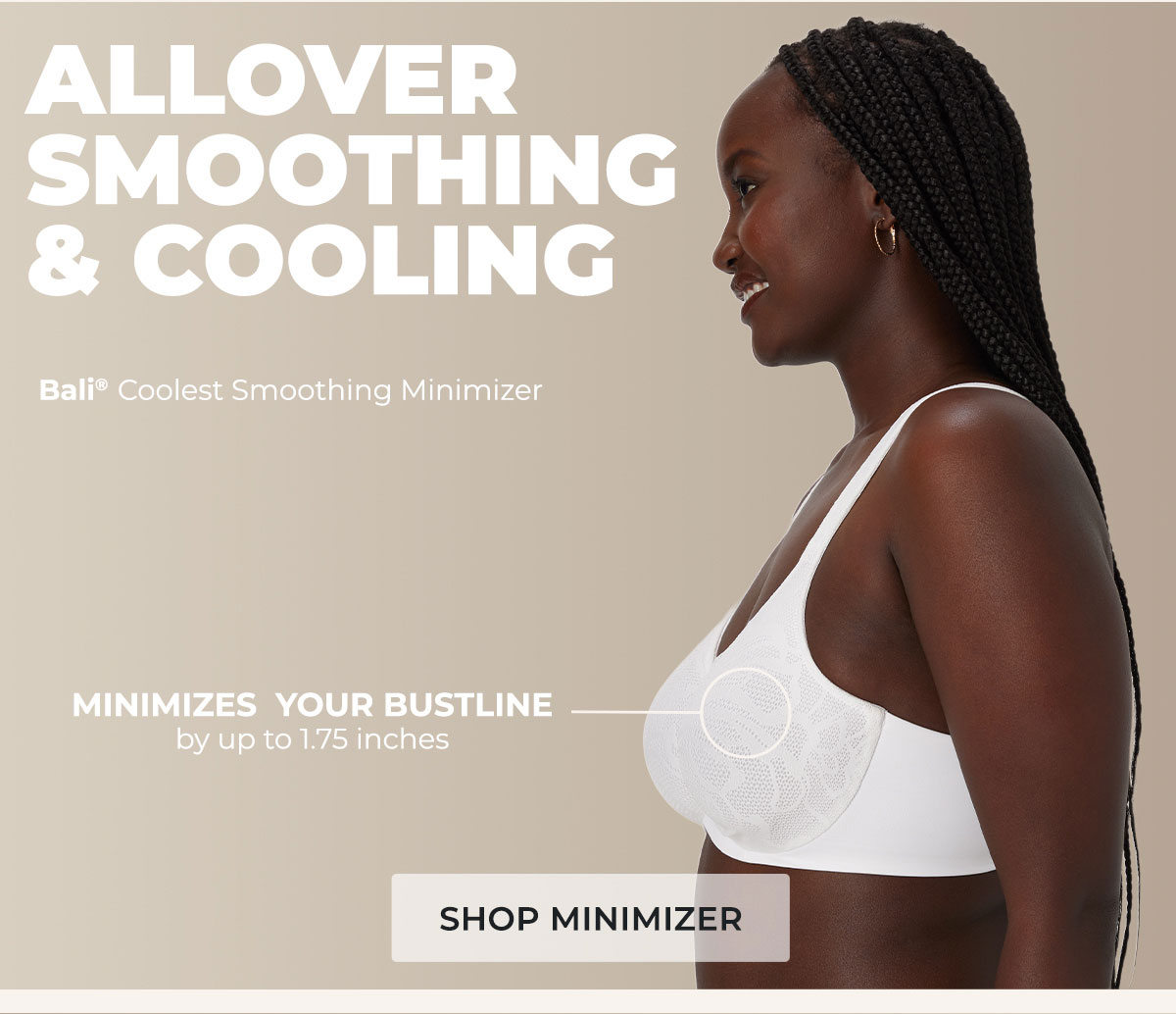 Bali's Coolest Smoothing Underwire Minimizer Bra