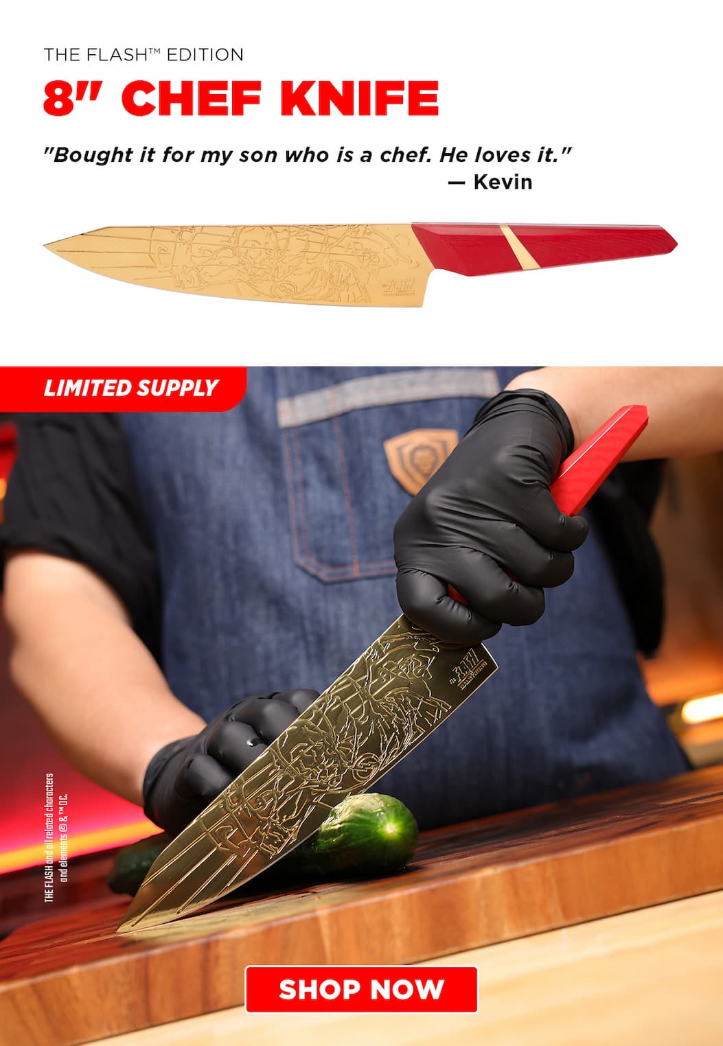 8" Chef Knife | The Flash Edition